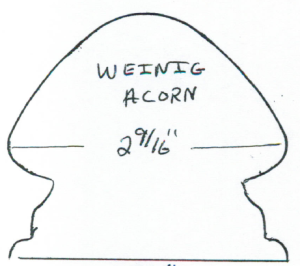 Weinig Acorn 2-9/16"